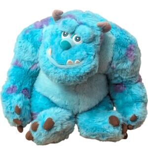 Disney Store Pixar Monsters Inc Sully Sullivan 16" Plush Blue Stuffed Animal